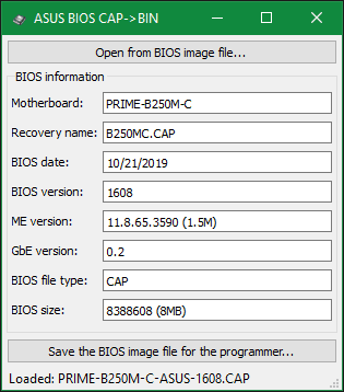 Как из rom сделать bin bios